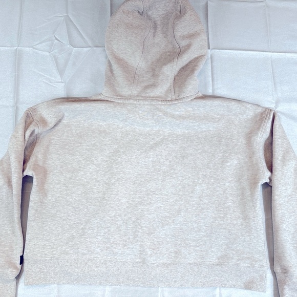 Calvin Klein off White Cropped Hoodie - Picture 6 of 10